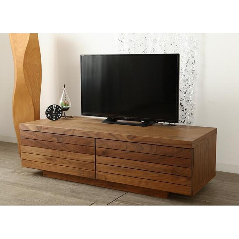 【ふるさと納税】大川家具 ノート120TVボード左引出し ウォールナット 台輪 | インテリア ファニチャー 人気 おすすめ 送料無料