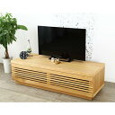 【ふるさと納税】大川家具 ジャギー120TVボード1枚扉 オーク(ナラ) 台輪 | インテリア ファニチャー 人気 おすすめ 送料無料