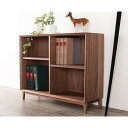 【ふるさと納税】大川家具 レフライン 90cm シェルフ 本棚 天然木ウォールナット | インテリア ファニチャー 人気 おすすめ