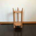 【ふるさと納税】【ロクカクカダイ:正六角形の3辺を支柱が支える構造の花台(プランタースタンド)】花台 植木鉢 フラワースタンド プランタースタンド サイドテーブ...