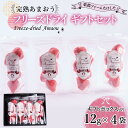 【ふるさと納税】フリーズドライ いちご 完熟 あまおう 丸ごと 苺 小分け ギフト 48g ( 12g × 4袋 ) | 果肉 くだもの フルーツ フルーツ ス...