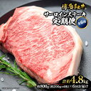【ふるさと納税】博多和牛 サーロインステーキ 定期便全6回 計約4.8kg(約800g(約200g×4枚)×6回) | 肉 お肉 にく 食品