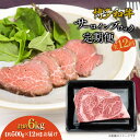 【ふるさと納税】博多和牛 サーロインブロック 定期便全12回 計約6kg(約500g×12回)