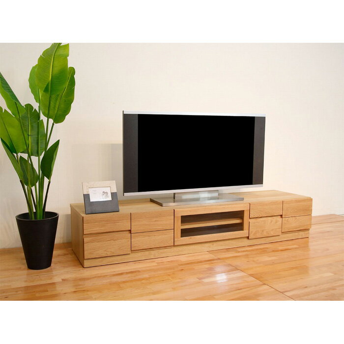 【ふるさと納税】幅180テレビボード「ブロック」ホワイトオーク材【丸田木工】