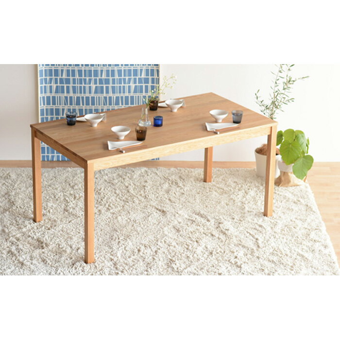 【ふるさと納税】福岡県大川市 オーク 無垢 ダイニングテーブル 幅150 オイル塗装 | 家具 ファニチャー 人気 おすすめ 送料無料