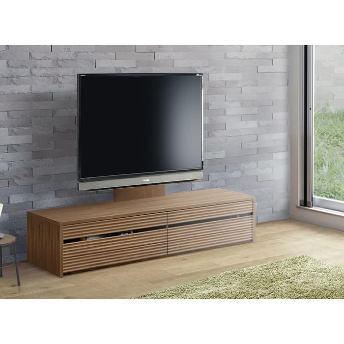 【ふるさと納税】◆天然木無垢材家具コリーナ(ローボード テレビ台・TVボード)★160cm：ウォールナット