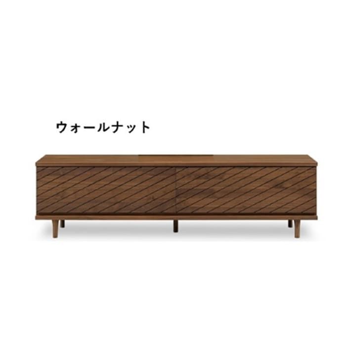 【ふるさと納税】天然木無垢材家具カネーラ(ローボード テレビ台・TVボード)★160cm：ウォールナット
