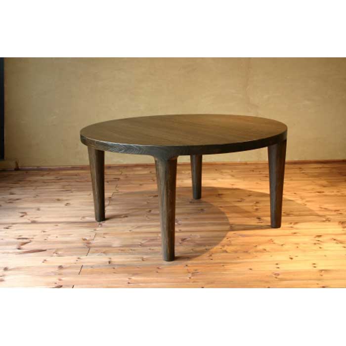 【ふるさと納税】【異邦人 あぐら卓】★さざ波のような優しい表情を持ち、浮造り加工を施した独特の風合いを楽しめます | 家具 ファニチャー 人気 おすすめ 送料無...