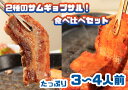 【ふるさと納税】2種のサムギョプサル食べ比べセット!たっぷり3~4人前_AS-006