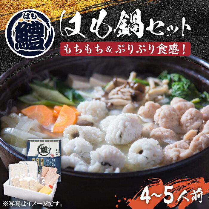 【ふるさと納税】はも鍋 セット 4〜5人前 《豊前市》【豊築漁業協同組合】はも ハモ 鍋 [VAG015]