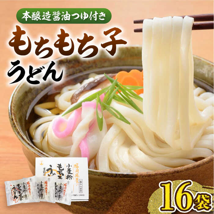 【ふるさと納税】もちもち子うどん（16食入り）《豊前市》【富士菊】うどん 麺 [VAI014]