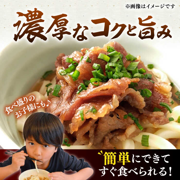 【ふるさと納税】【全3回定期便】特盛牛肉うどん（8食入）《豊前市》【富士菊】うどん 牛肉 特盛[VAI040]