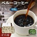 楽天福岡県豊前市【ふるさと納税】【全6回定期便】【ギフト用】ペルー コーヒー 浅煎り 250g×2 《豊前市》【稲垣珈琲】珈琲 コーヒー 豆 粉 有機 贈り物[VAS207]