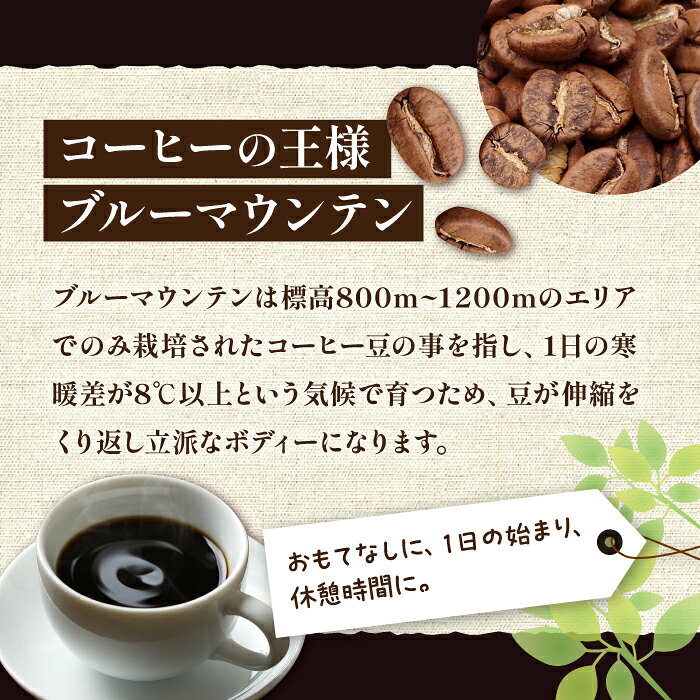 【ふるさと納税】ブルーマウンテン NO.1 ブレンド コーヒー 200g×2袋 浅煎り《豊前...