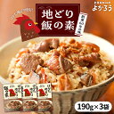 【ふるさと納税】地どり飯の素 セット 190g×3袋 《豊前