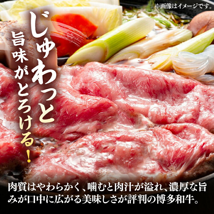 【ふるさと納税】【A4以上】博多和牛 スライス 250g & 切り落とし 500g しゃぶしゃぶ すき焼き （ 肩ロース / 肩バラ / モモ ）《豊前市》【株式会社MEAT PLUS】[VBB007] 牛肉 ブランド牛 黒毛和牛 和牛 牛コマ 薄切り 国産 小分け 冷凍 訳あり 14000 14000円