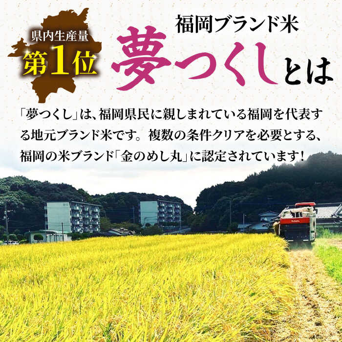【ふるさと納税】【全2回定期便】【R8年産】新米 福岡県産 夢つくし 10kg×1袋《豊前市》【湯越農園】[VBC017] 令和8年 先行予約 米 お米 精米 白米 ブランド米 国産 ごはん ご飯 単一原料米 こめ コスパ おすすめ ゆめつくし 10キロ 定期便 2回 46000円 f402141-buzen-10001599 福岡県豊前市 サンプル画像3