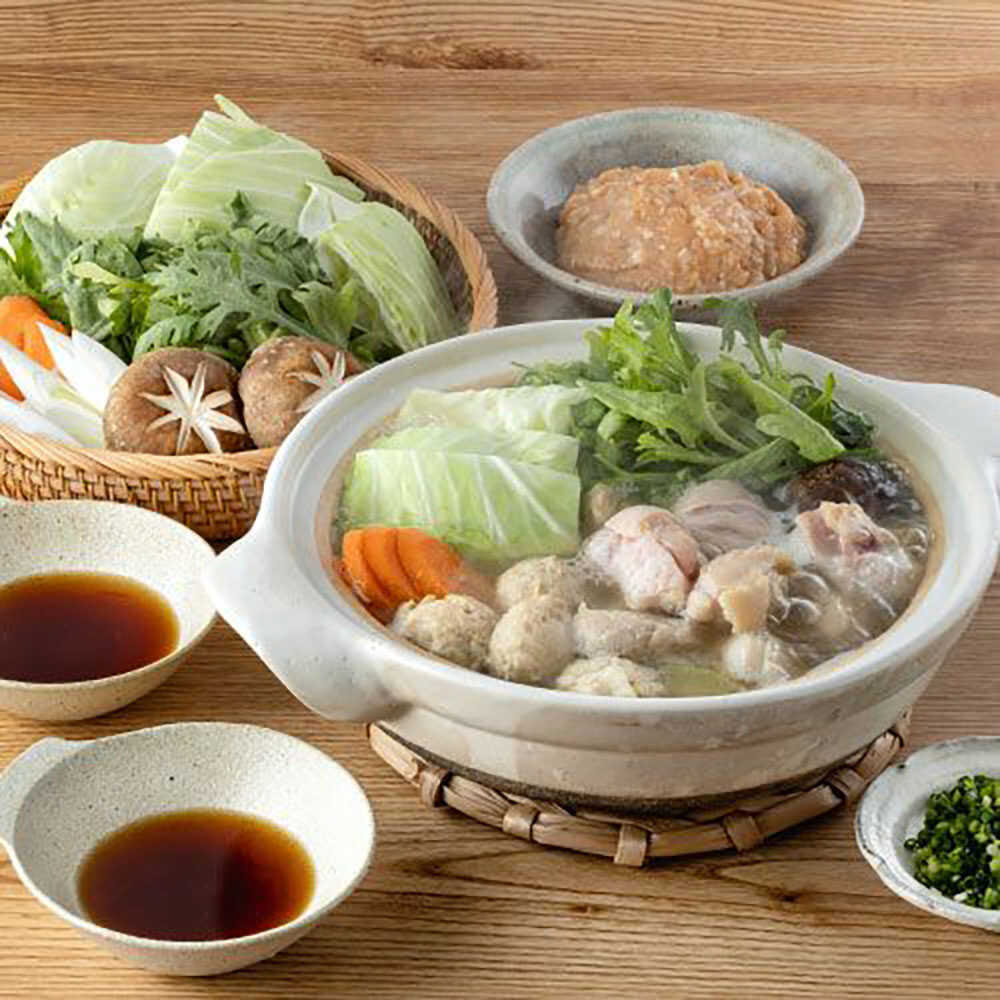 【ふるさと納税】むなかた鶏使用　水炊き2人前 《豊前市》/株式会社海千[VEC018]