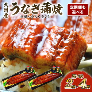 【ふるさと納税】\選べる内容量・定期便!/九州産うなぎ蒲焼 2尾 4尾 秘伝つゆだくタレ付 中間老舗鮮魚店の味 惣菜 うなぎ 鰻 蒲焼き うな重 ひつまぶし 簡単調理 冷凍 九州産 関西風 福岡県 中間市 ふるさと納税 惣菜 弁当 おかず