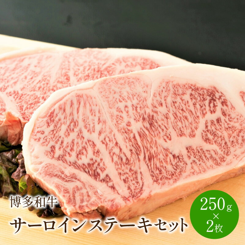 15位! 口コミ数「0件」評価「0」博多和牛サーロインステーキセット　500g[250g×2枚]【014-0006】