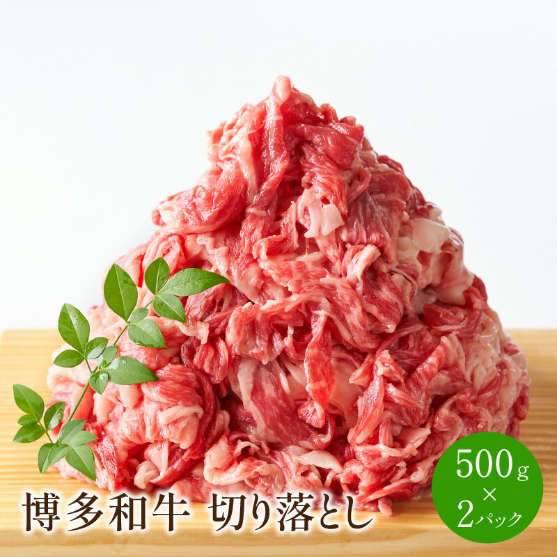 13位! 口コミ数「0件」評価「0」博多和牛切り落とし　1kg(500g×2パック)【014-0008】