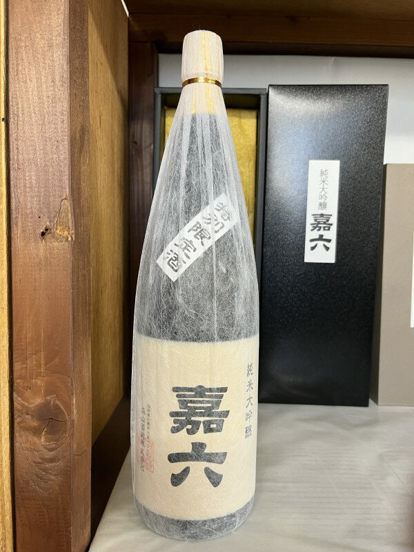 純米大吟醸 嘉六 一升瓶 1800ml 酒 日本酒 お酒 アルコール 老舗 大正の創業より100年 森山酒造