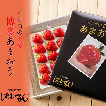 【ふるさと納税】いちご職人 白木のいちご「しあわせもん」 博多あまおう 化粧箱 1箱(2月以降配送分）