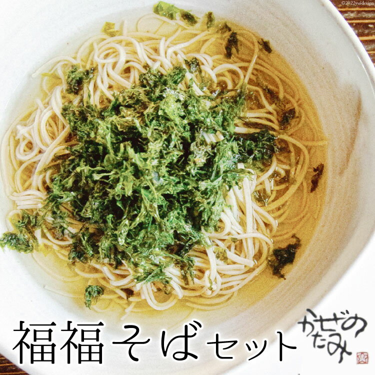 5位! 口コミ数「0件」評価「0」そば 乾麺 「福福そば」セット 蕎麦 年越しそば / 十割蕎麦 かぜのたみ / 福岡県 筑紫野市