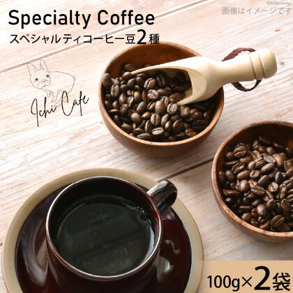 コーヒー スペシャルティコーヒー 豆 2種類 100g×2袋 計200g [ICHI CAFE 2 福岡県 筑紫野市 21760720] コーヒー豆 珈琲 焙煎珈琲