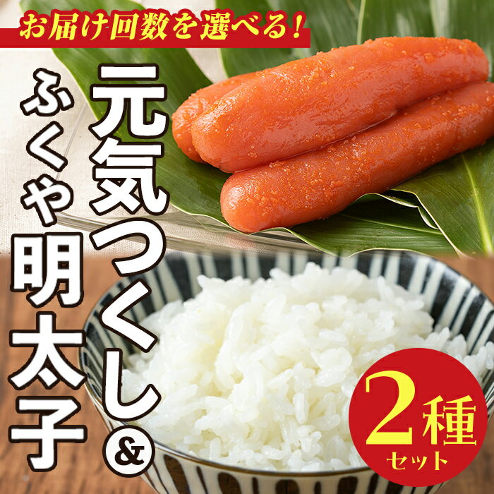 [お届け回数を選べる]ご飯のおともセット(精米元気つくし2.5kg+明太子100g)米 お米 白米 コシヒカリ キヌヒカリ めんたいこ ふくや たらこ ごはんのお供 魚卵 魚介 海鮮 [離島配送不可][ksg0170・ksg0601][南国フルーツ]