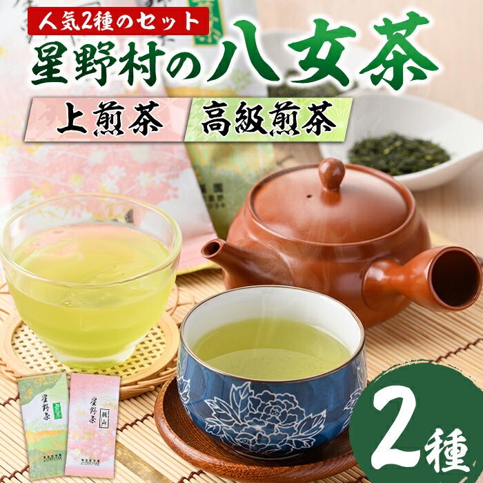 星野村の八女茶 2本セット(各80g・計160g) お茶 緑茶 煎茶 常温 常温保存[ksg0400][朝ごはん本舗]