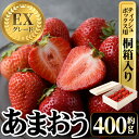 【ふるさと納税】<先行予約受付中・数量限定>2026年2月からお届け!プレミアムあまおうEX ティッシュボックス用特別仕様の桐箱入り(約400g) 苺 いちご ...