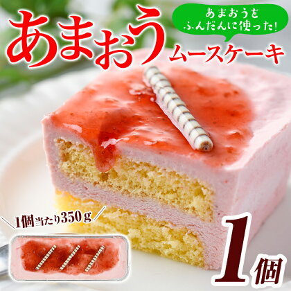 福岡県産いちご あまおうムースケーキ (350g×1個) 苺 フルーツ 果物 デザート スイーツ おやつ アイスケーキ 数量限定＜離島配送不可＞【ksg1300】【よっちゃんファーム】