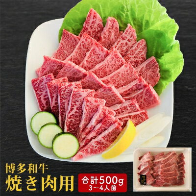 [博多和牛]焼肉用 (合計500g)[配送不可地域:離島]