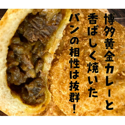 【ふるさと納税】博多黄金カレー【焼きカレーパン】3個入り【配