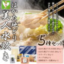 【ふるさと納税】福岡限定!はかた地どり美人水炊き5種セット 2〜3人前【配送不可地域:離島】【1466467】