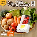 【ふるさと納税】【1回お届け/定期便12回】むなかた旬のお任せセット(野菜・フルーツ・卵) 9~11品【JAほたるの里】_HA1712 送料無料産直 新鮮