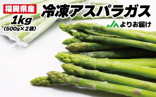 23位! 口コミ数「0件」評価「0」【JAよりお届け】冷凍アスパラガス1kg（500g×2袋）_HA0839　送料無料