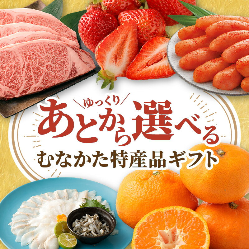 あとでゆっくり選べる!むなかた特産品 5万円コース〜100万円コース バラエティー お楽しみ じっくり カタログ 食品 雑貨 旅行 グルメ ご褒美 フルーツ 肉 魚 魚介 鍋 レトルト スイーツ 芸術