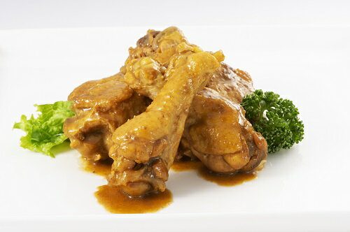 【ふるさと納税】はかた一番どり 手羽煮セット(カレー味250g×2P・トマト味250g×2P)【あらい】_HA1325 送料無料 おかず 一品 お手軽 ヘルシー