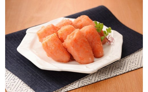 【ふるさと納税】無着色辛子明太子 ご家庭用 500g【玄海】_HA0933　送料無料