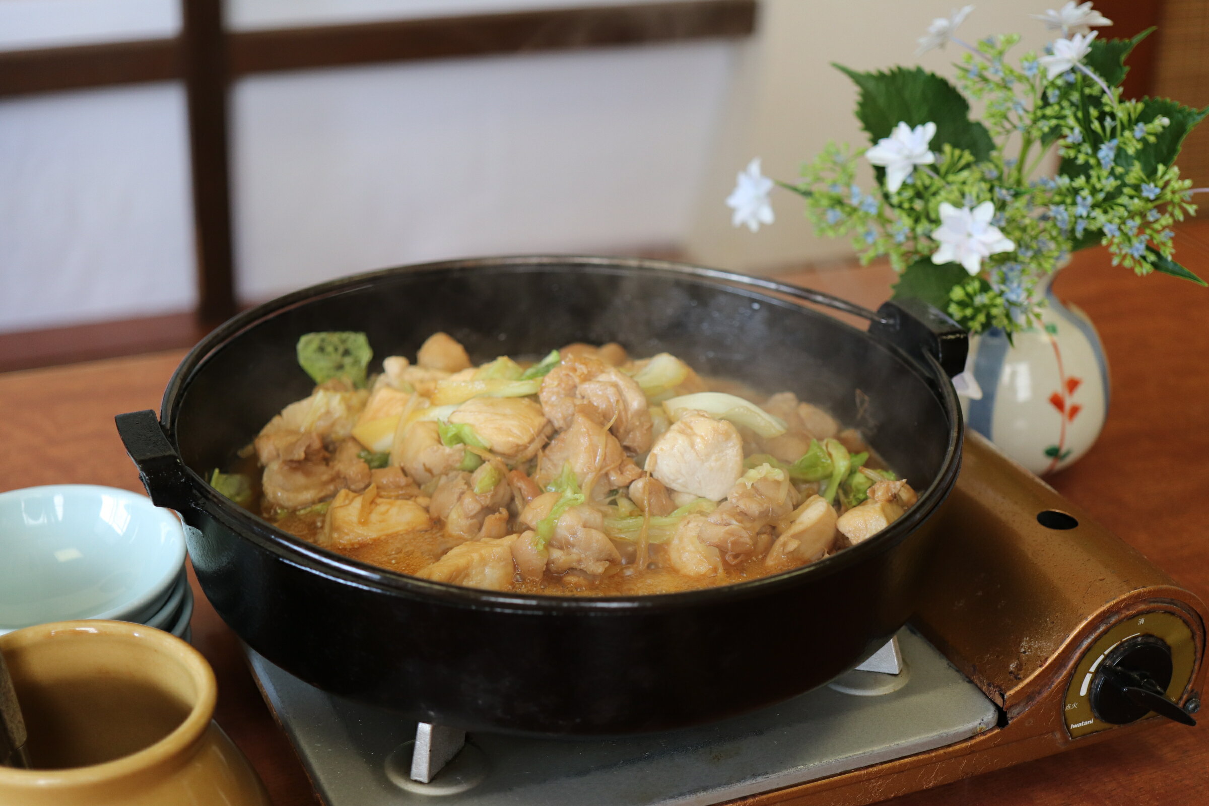 【ふるさと納税】むなかた鶏すきやきセット【グローバルアリーナ和食さくら】_HA0509 送料無料