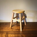 【ふるさと納税】四方転びのスツール(紅松材)/ 丸椅子 スタッキング 伝統工法 無垢材【GOOD WOOD WORKS】_HA0716 送料無料無垢材使用 木の風合い 職人手作り 素敵なインテリア(3)