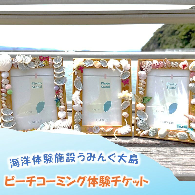 海洋体験施設うみんぐ大島 ビーチコーミング体験1名様分[(株)むなかた大島]_HA2025 体験 チケット 福岡県宗像市 宗像市 福岡 宗像 ふるさと納税 体験