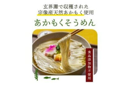 【無添加】あかもくそうめん（16人前）セット【海千】_HA0585 送料無料