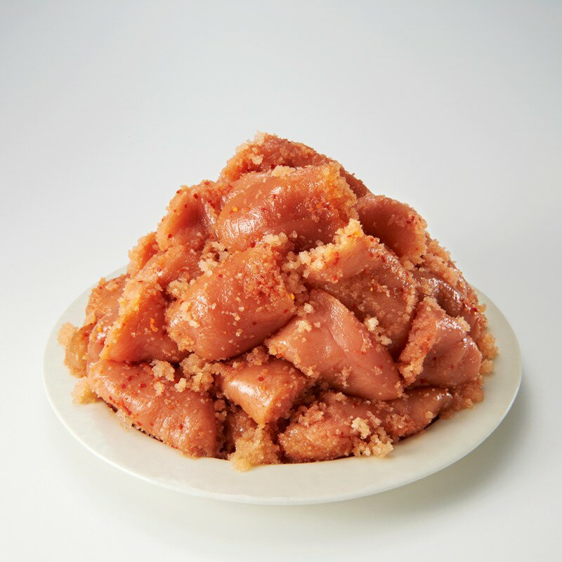 無着色辛子明太子 切子840g(280g×3パック)[有限会社うめ屋]