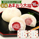 【ふるさと納税】【福岡県産あまおう使用】至福 あまおう大福 合計800g 16個 50g×8個×2セット 化粧箱入 個包装 いちご大福 福岡県産あまおう いちご 苺 イチゴ フルーツ大福 果物 フルーツ 大福 デザート スイーツ お取り寄せ 冷凍 送料無料
