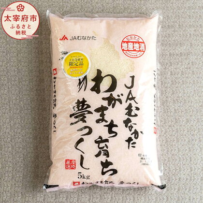 福岡の美味しいお米 夢つくし 5kg 福岡県産 オリジナル米 令和5年産 九州産 国産 精米 お米 白米 ご飯 5キロ 送料無料