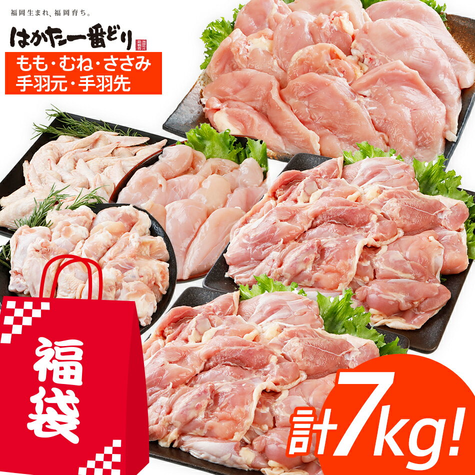 4位! 口コミ数「48件」評価「4.29」訳あり はかた一番どり 福袋セット 計7kg 鶏肉 福袋 お取り寄せグルメ お取り寄せ 福岡 お土産 九州 福岡土産 取り寄せ グルメ 福岡･･･ 