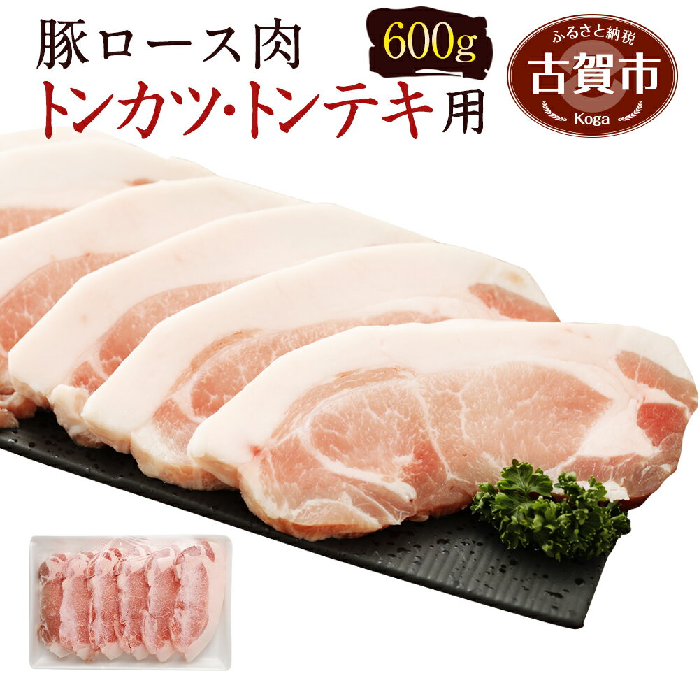 【ふるさと納税】九州産豚ロース肉 トンカツ・トンテキ用600g(1枚100g) 国産 とんかつ 豚カツ ロース 送料無料